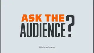 Thumbnail image for Challenge (Break - Ask The Audience?)  - 2017