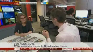 Thumbnail image for BBC News Channel (Move Report - Newsroom)  - 2013