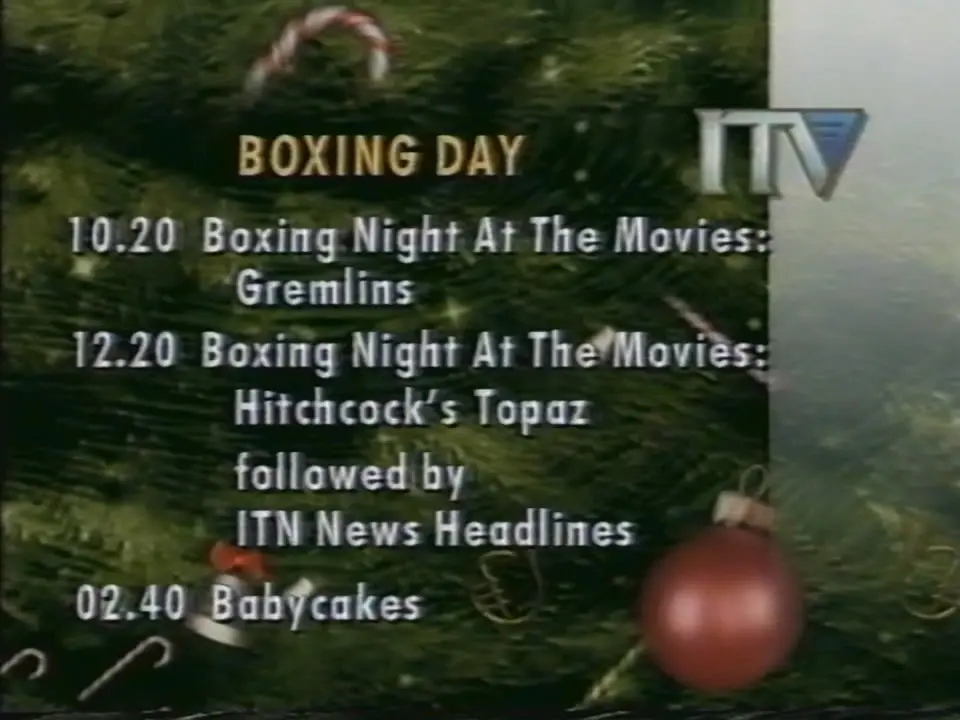 Thumbnail image for Thames (Menu)  - Christmas 1991