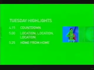 Thumbnail image for Channel 4 (Daytime Menu)  - 2001