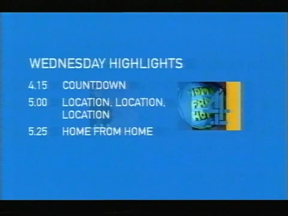 Thumbnail image for Channel 4 (Daytime Menu)  - 2001