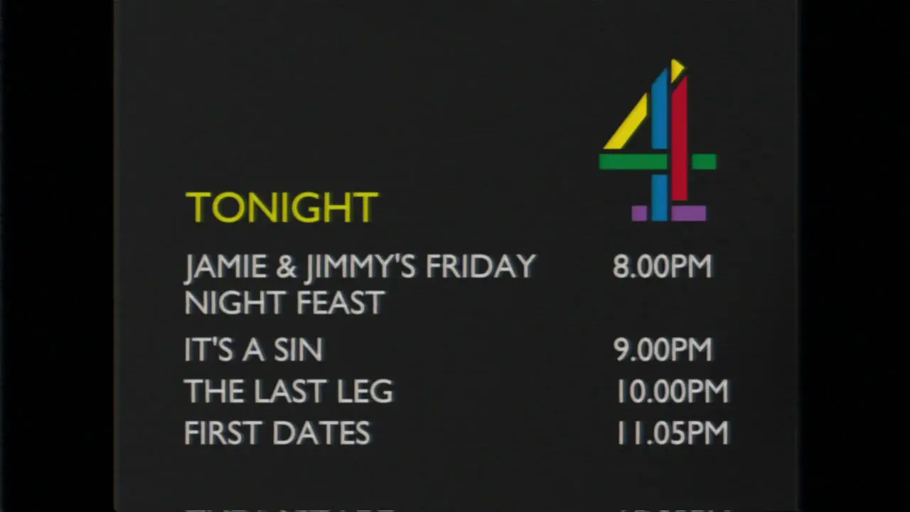 Thumbnail image for Channel 4 (It's a Sin - Menu)  - 2021
