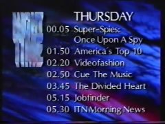 Thumbnail image for Nighttime Break Menu - 1992 