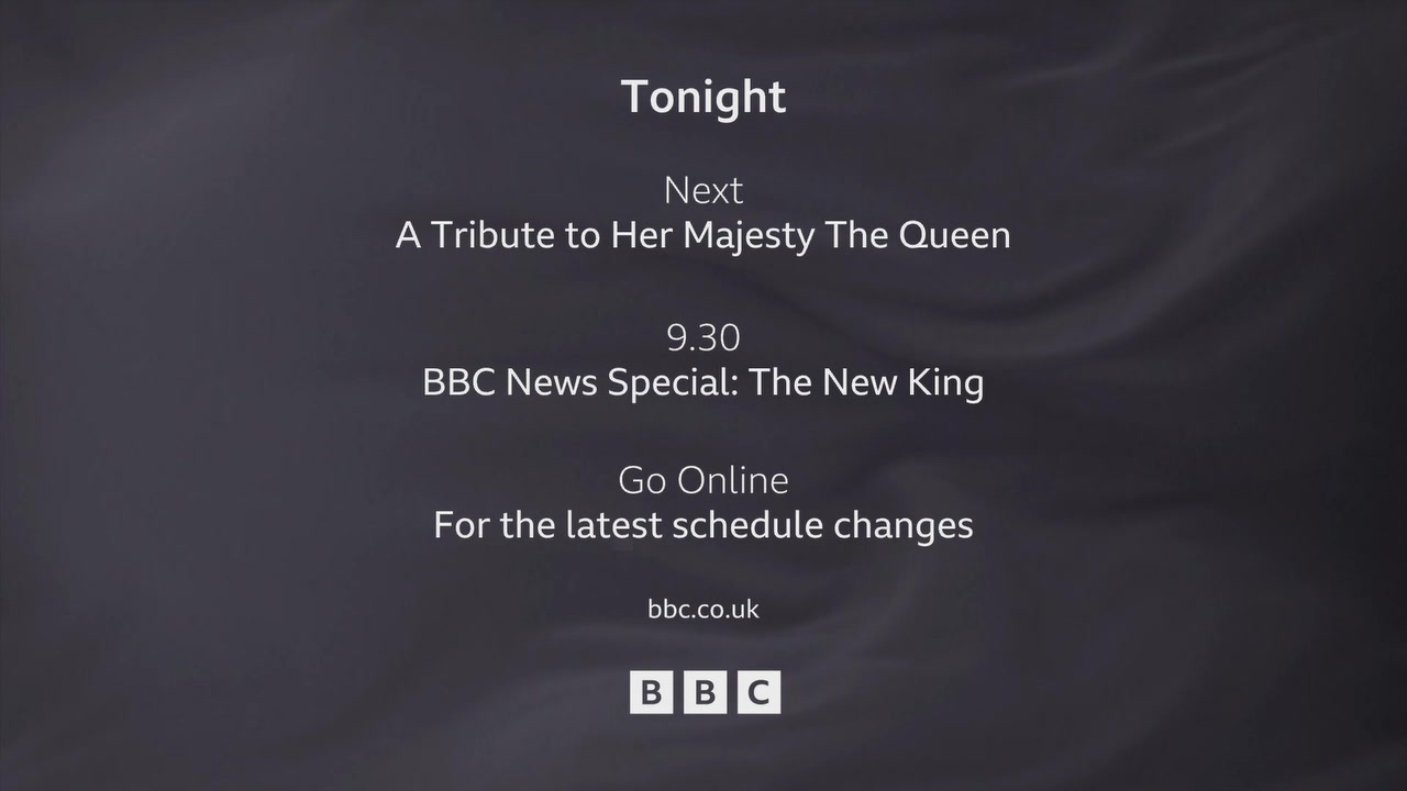 Thumbnail image for BBC One (Solemn Schedule Change Menu)  - 2022