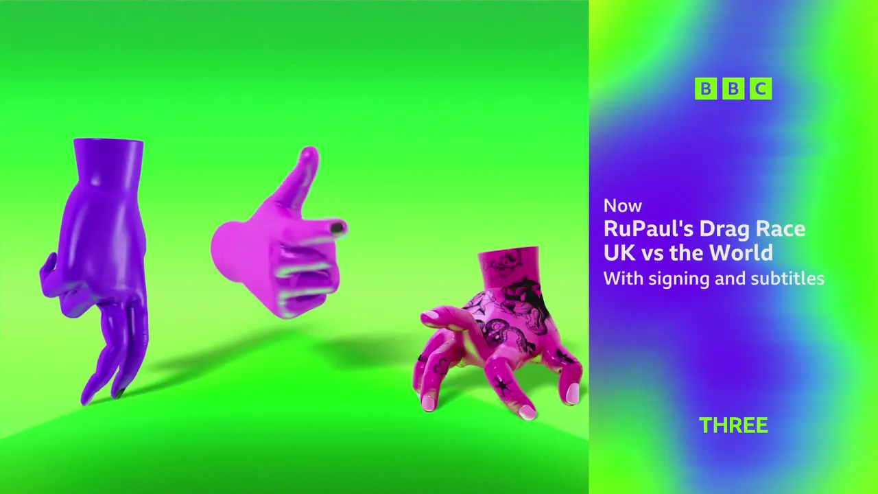 Thumbnail image for BBC Three (Sign Zone - Varnish)  - 2022