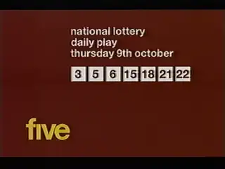 Thumbnail image for five (Lottery)  - 2003