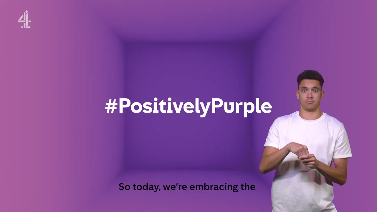 Thumbnail image for Channel 4 (Positively Purple)  - 2023